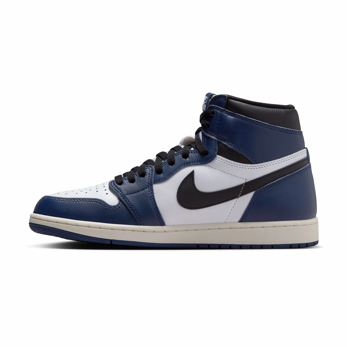 comfortable - fit Durable arch Air Jordan 1 High OG 'Midnight Navy'