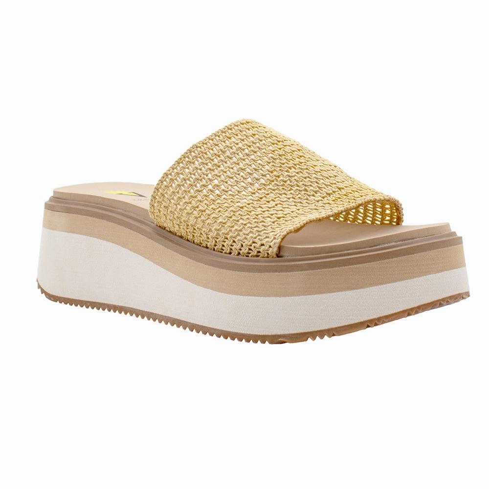 triathletes - specific benefits All-day Grip Portobello Platform Slide Wedge Sandals