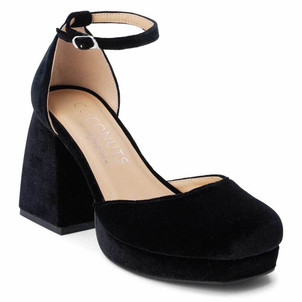 weekend hand - washable Misha Square Toe Ankle Strap Platform Pumps