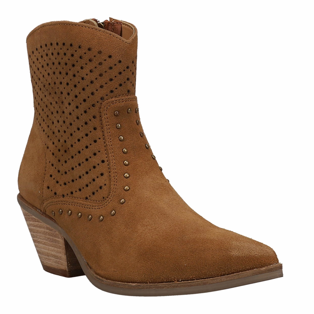 All Day Comfort Padding Miss Priss Cut-Outs Studded Pointed Toe Zippered Cowboy Booties