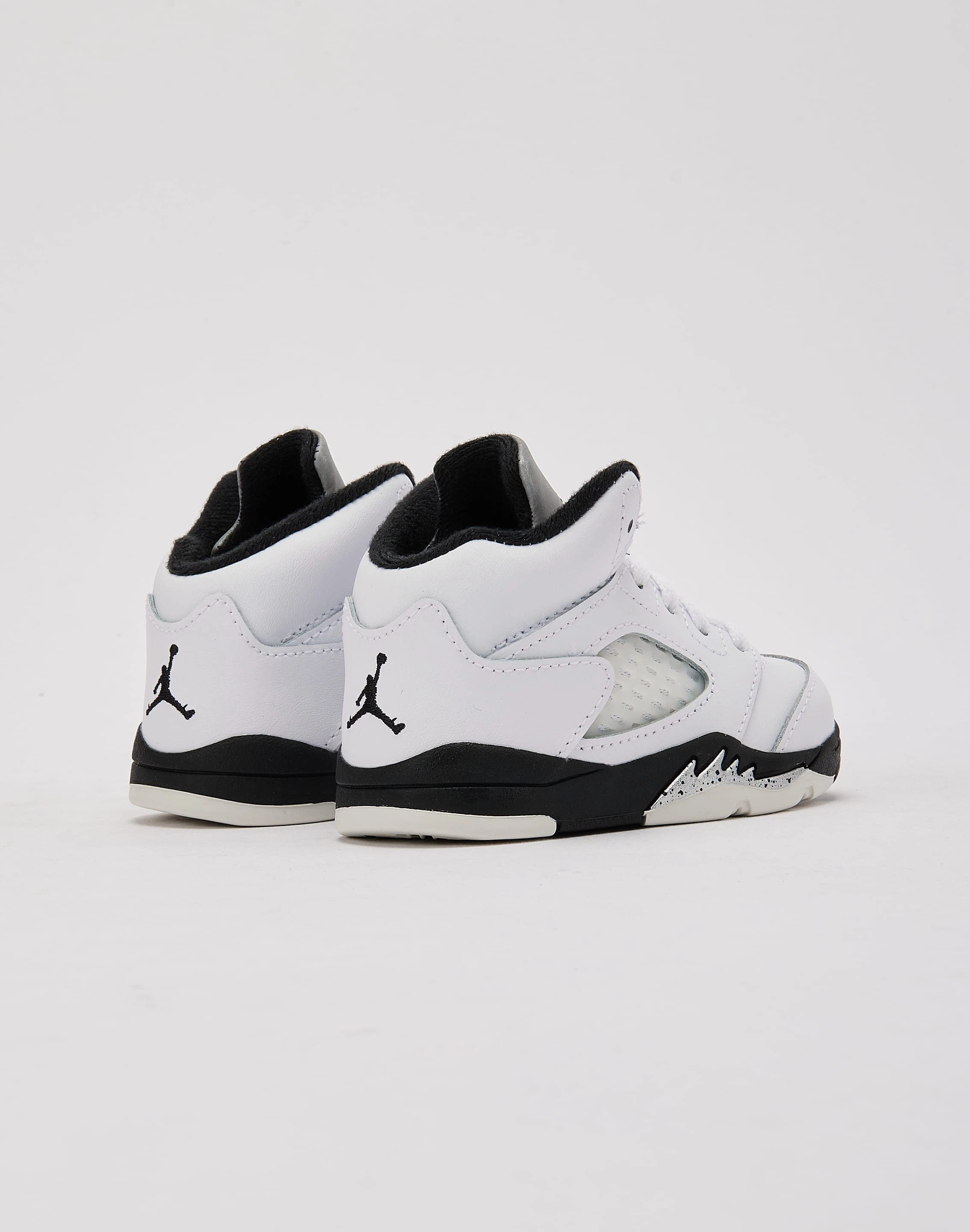 Metallic Jordan Air Jordan 5 Retro 'White and Black' Toddler