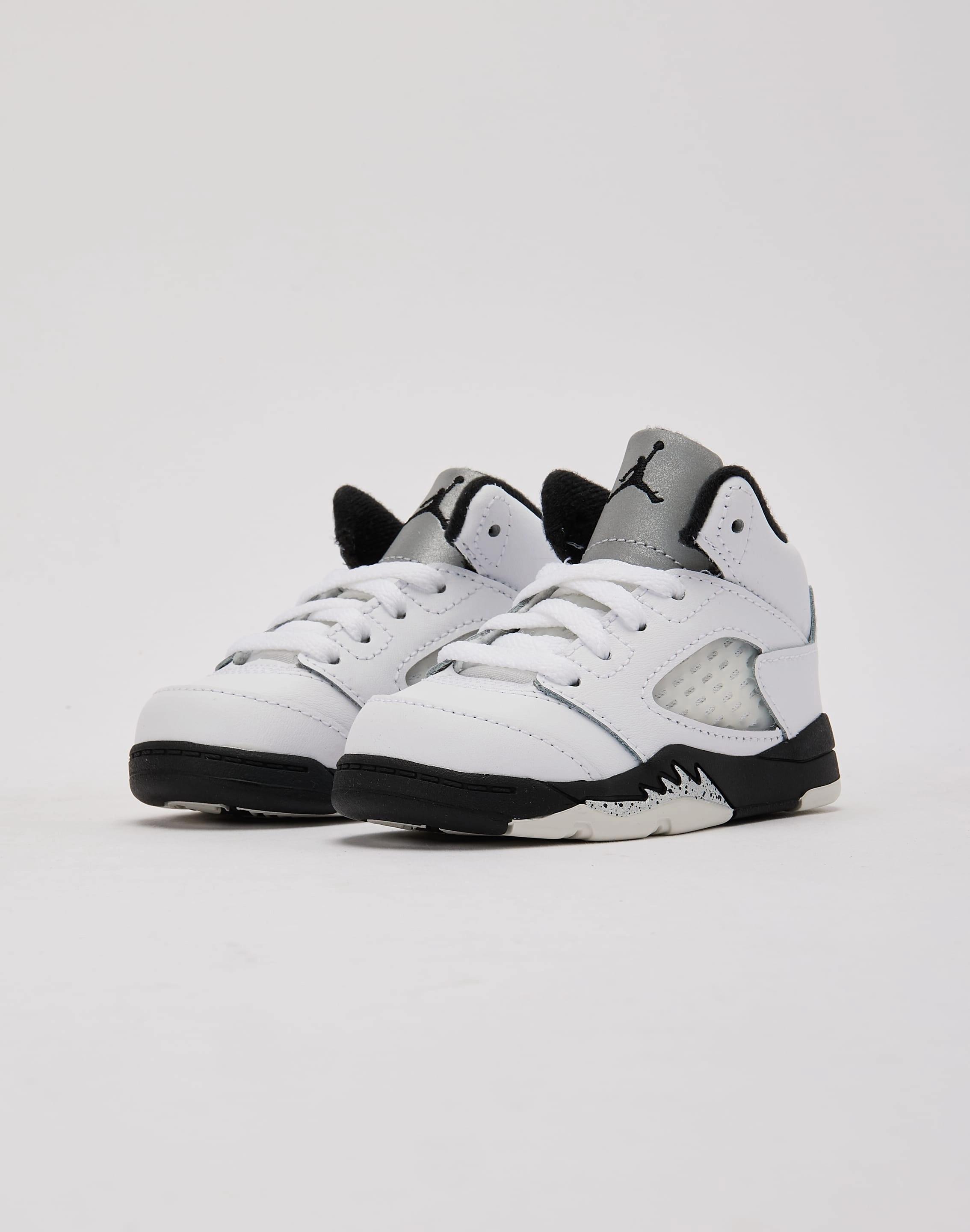mesh - type Jordan Air Jordan 5 Retro 'White and Black' Toddler