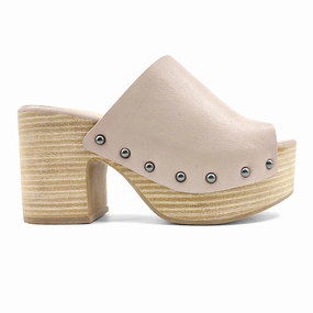 Gina Studded Platform Wedge Sandals Abrasion Resistant Edging Impact Diffusing Heel