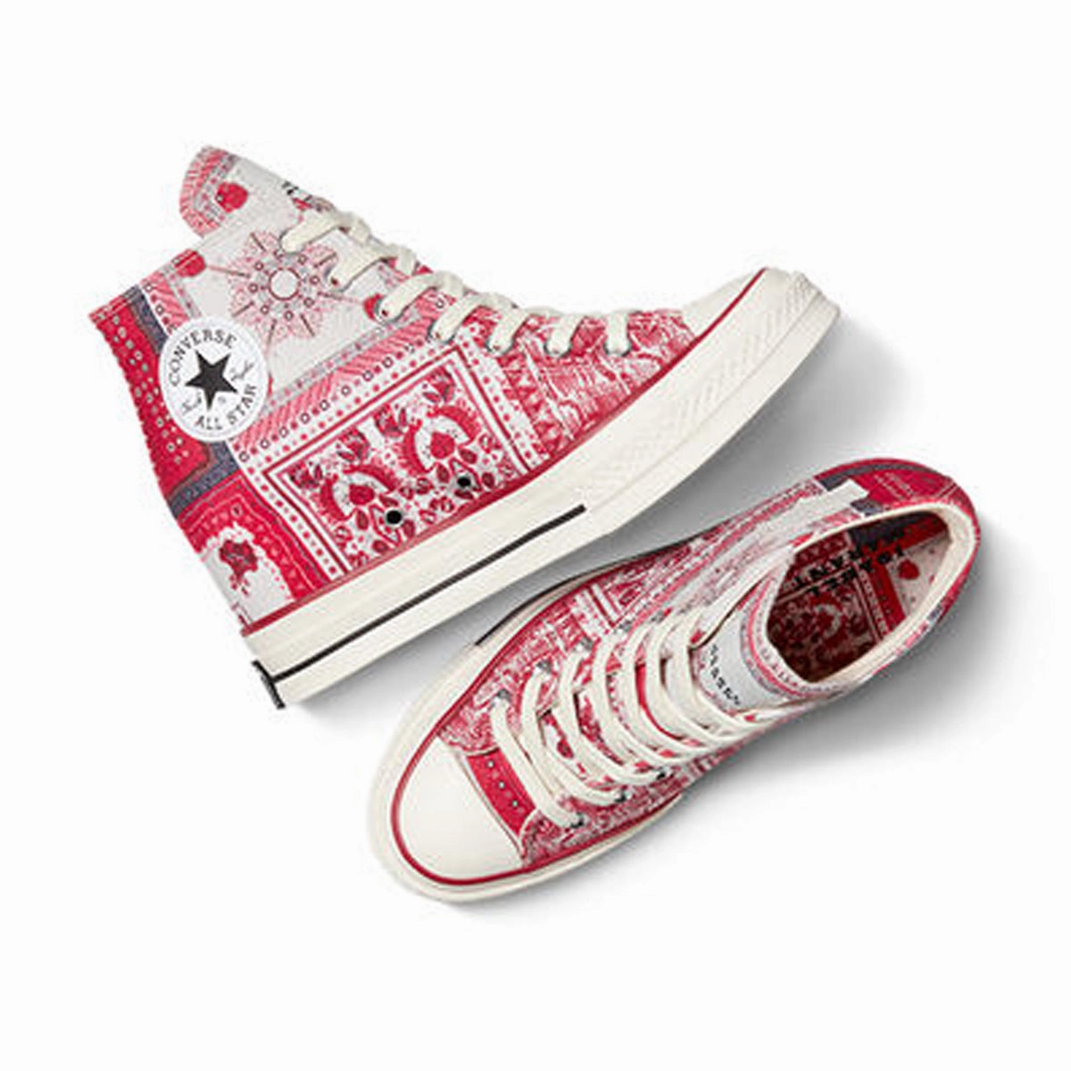 Shock   Absorbing Lace Up Closure Mechanism   Isabel Marant Chuck 70 Wedge 'Vanilla Ice Red'