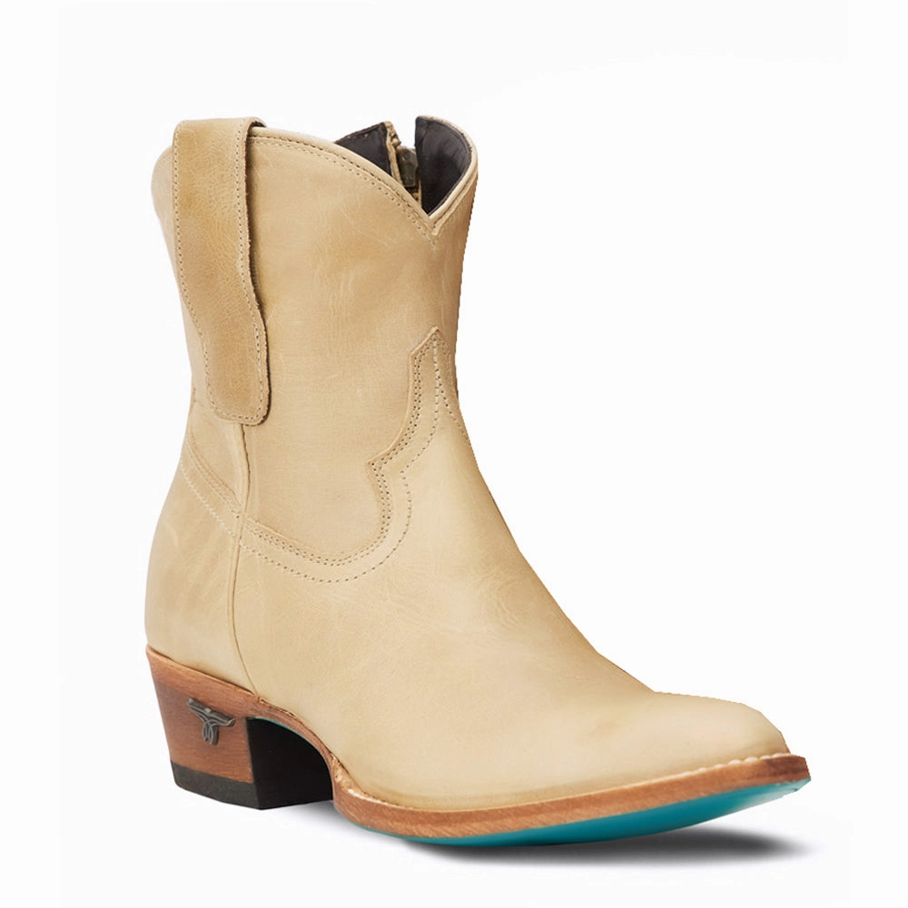 Plain Jane Zippered Round Toe Cowboy Bootie custom-fit