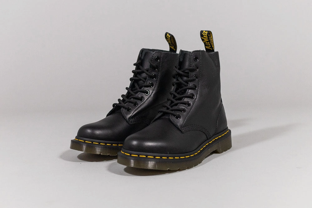 Women's Dr. Martens 1460 Pascal Virginia Leather Boots - 13512006 Day To Night