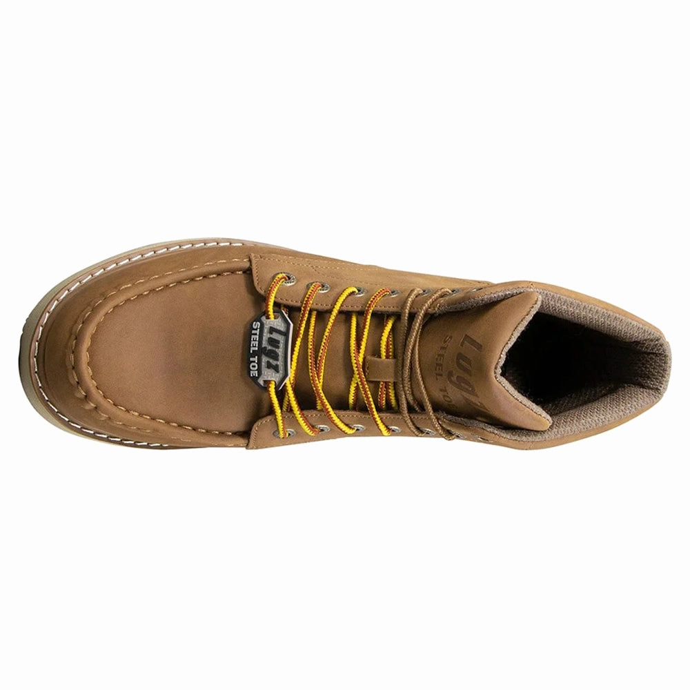 Monterey 6 inch Slip Resistant Steel Toe Work Boots Rugged Sole Footwear Heavy Duty Support