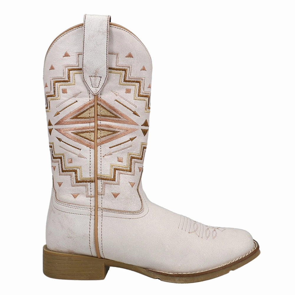 cushioning system dancing shoes Monterey Aztec Southwest Square Toe Cowboy Boots
