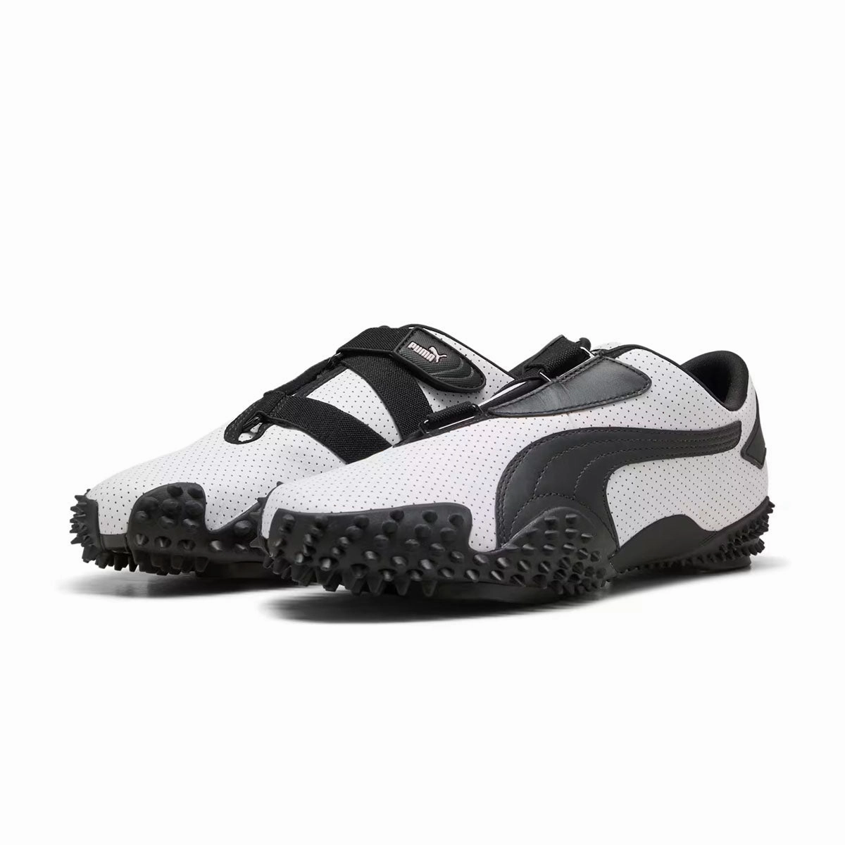 Mostro Perforated 'PUMA White Black' studded Multi Density Cushioning