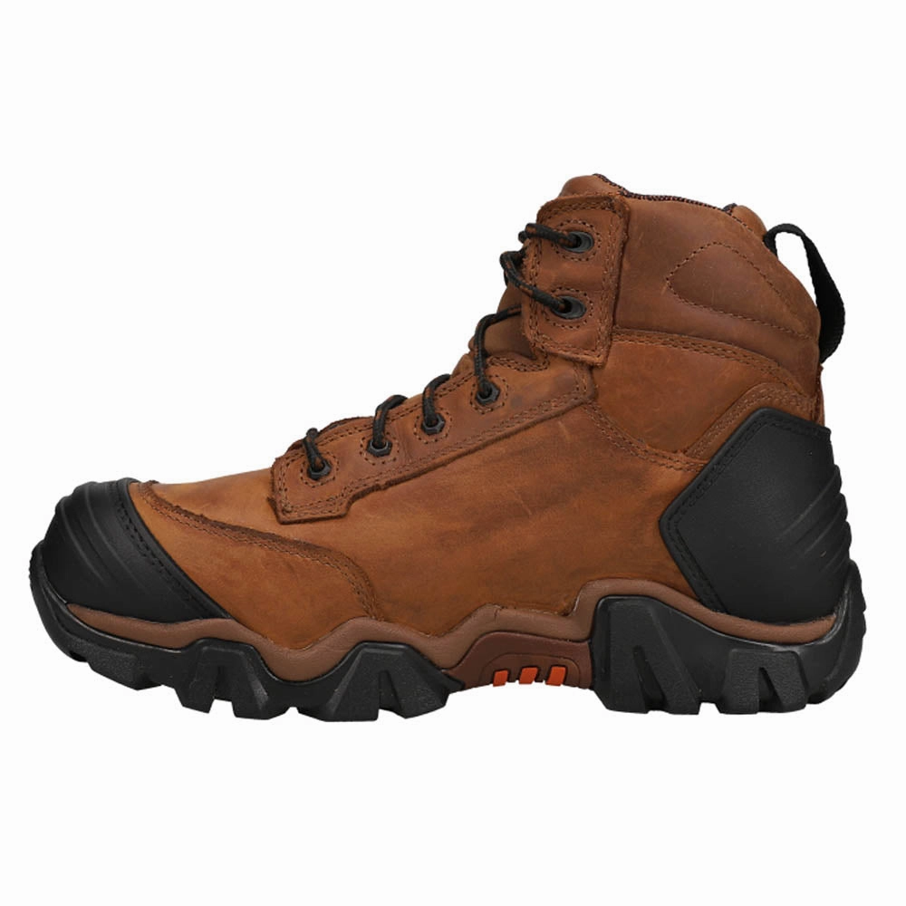 Reinforced Traction Rugged Traction Cross Terrain 6 Inch Waterproof Nano Composite Toe Hiker Work Boots