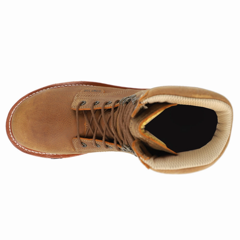 Thunderstruck 10 Inch Waterproof Nano Composite Toe Logger Lace Up Work Boots Long Wear Footwear