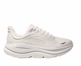 running in a city park shoes running on grass shoes HOKA-BONDI 9 WIDE Women