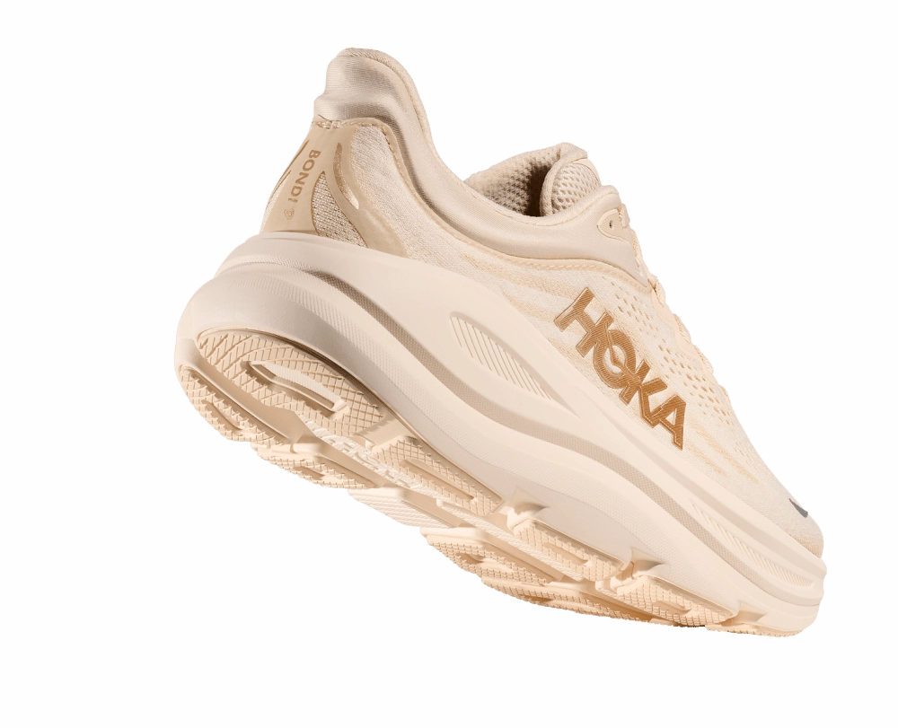HOKA-BONDI 9 WIDE Women running in a floodplain area shoes Comfort - Padding