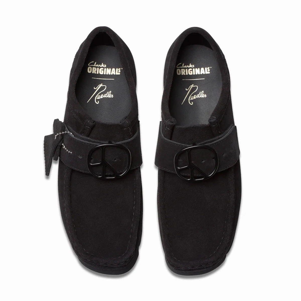 summer fashion trends Compression Molded   NEEDLES Walla Strap Low 'Black Suede'