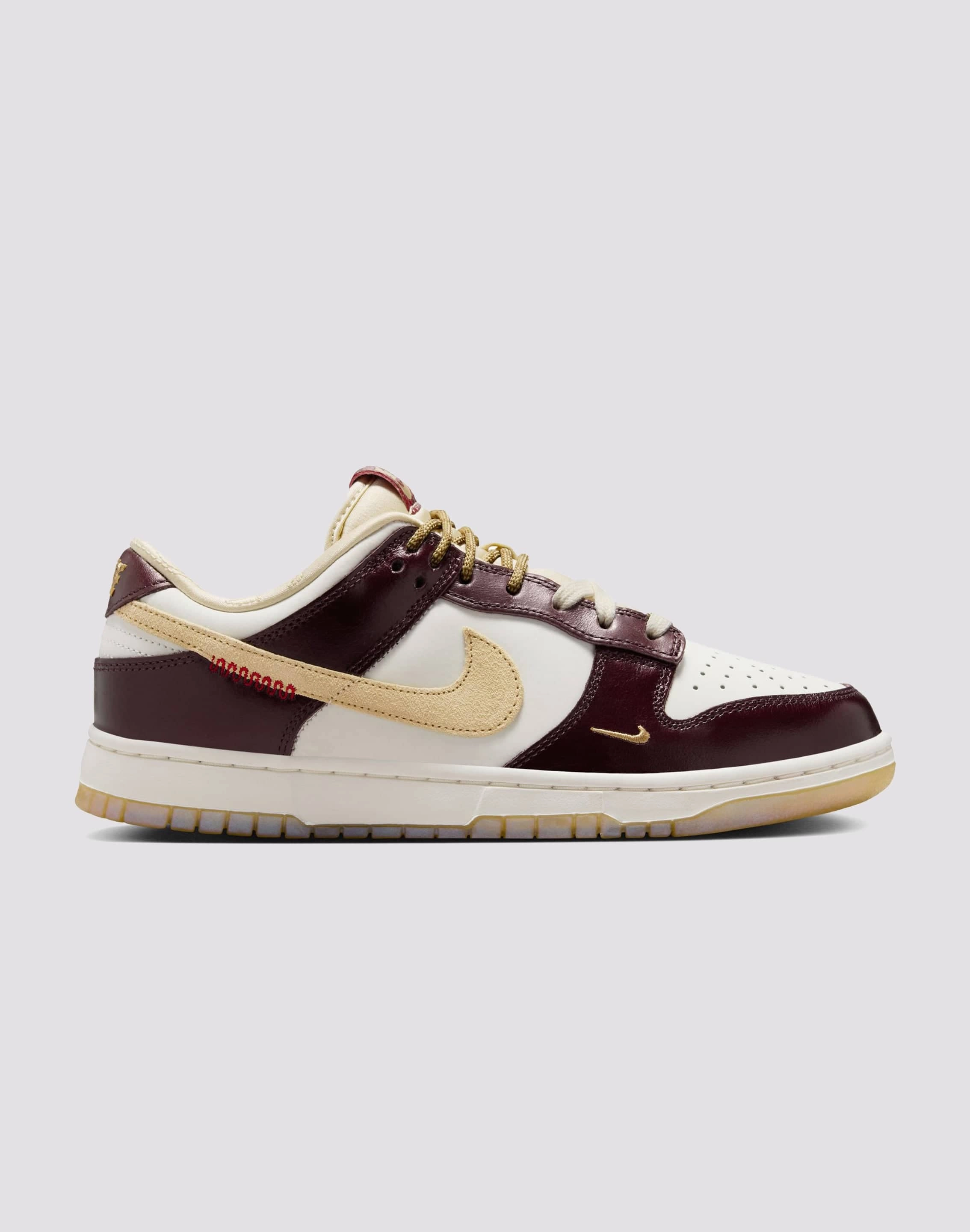 Nike Dunk Low "Sail/Team Gold/Burgundy Crush" tint classic user