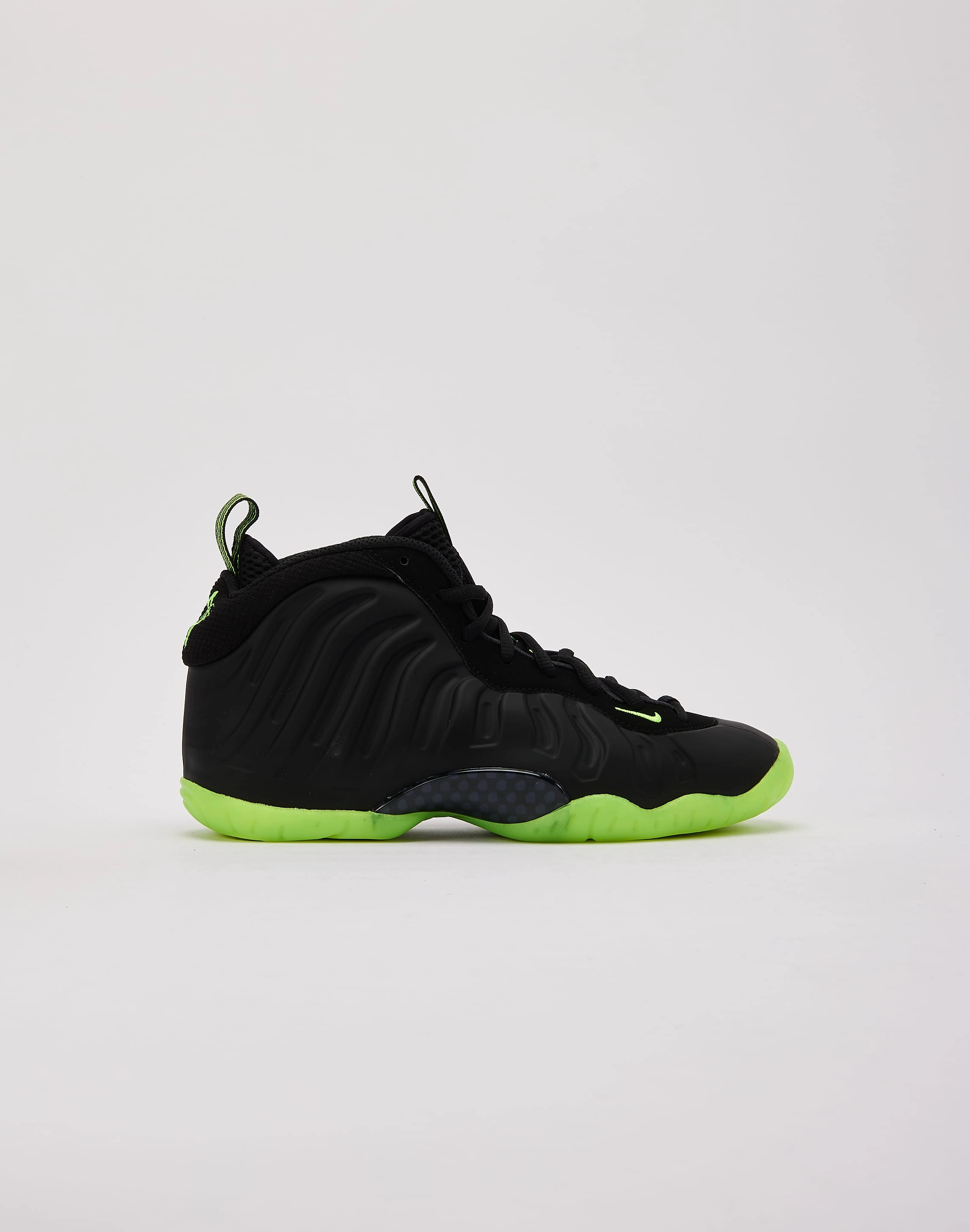 Nike Little Posite One 'Black Volt' Grade-School Soft Sole