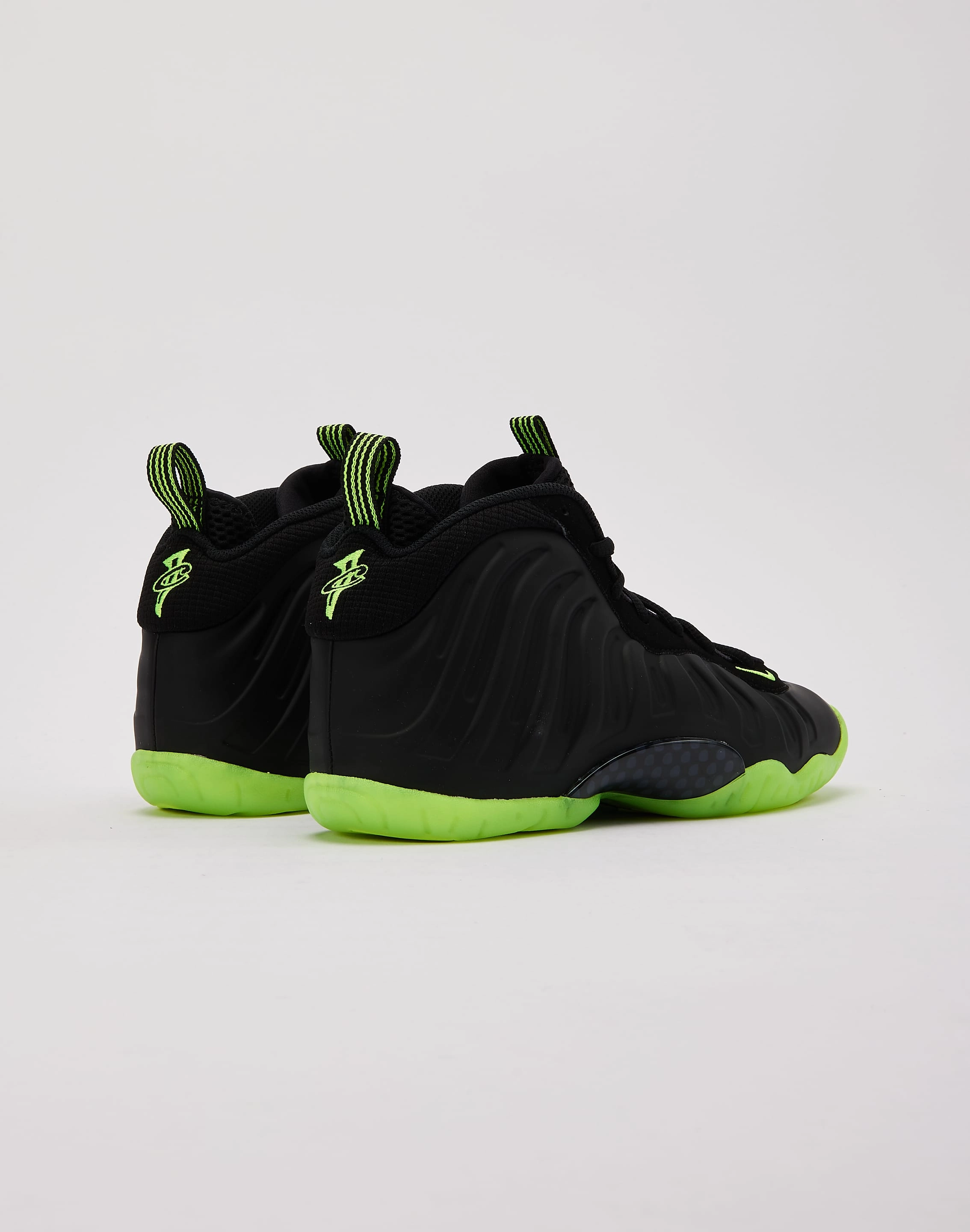 Semi - formal kids' wear Flexible Grooves Nike Little Posite One 'Black Volt' Grade-School