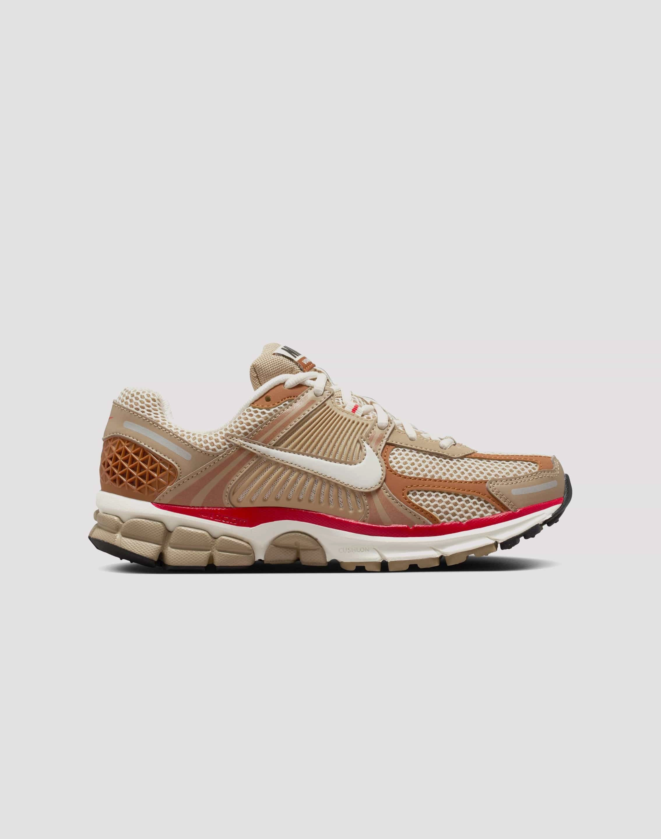 competitive running footwear Micro Grooves Nike Zoom Vomero 5 "Khaki/Phantom/Fire Red/Sail"