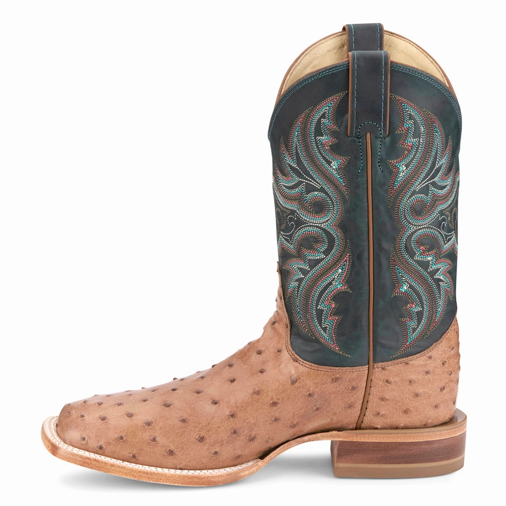 Cabin Cozy Breathable Weather Resistant User Moseley 11 Inch Full Quill Ostrich Square Toe Cowboy Boots