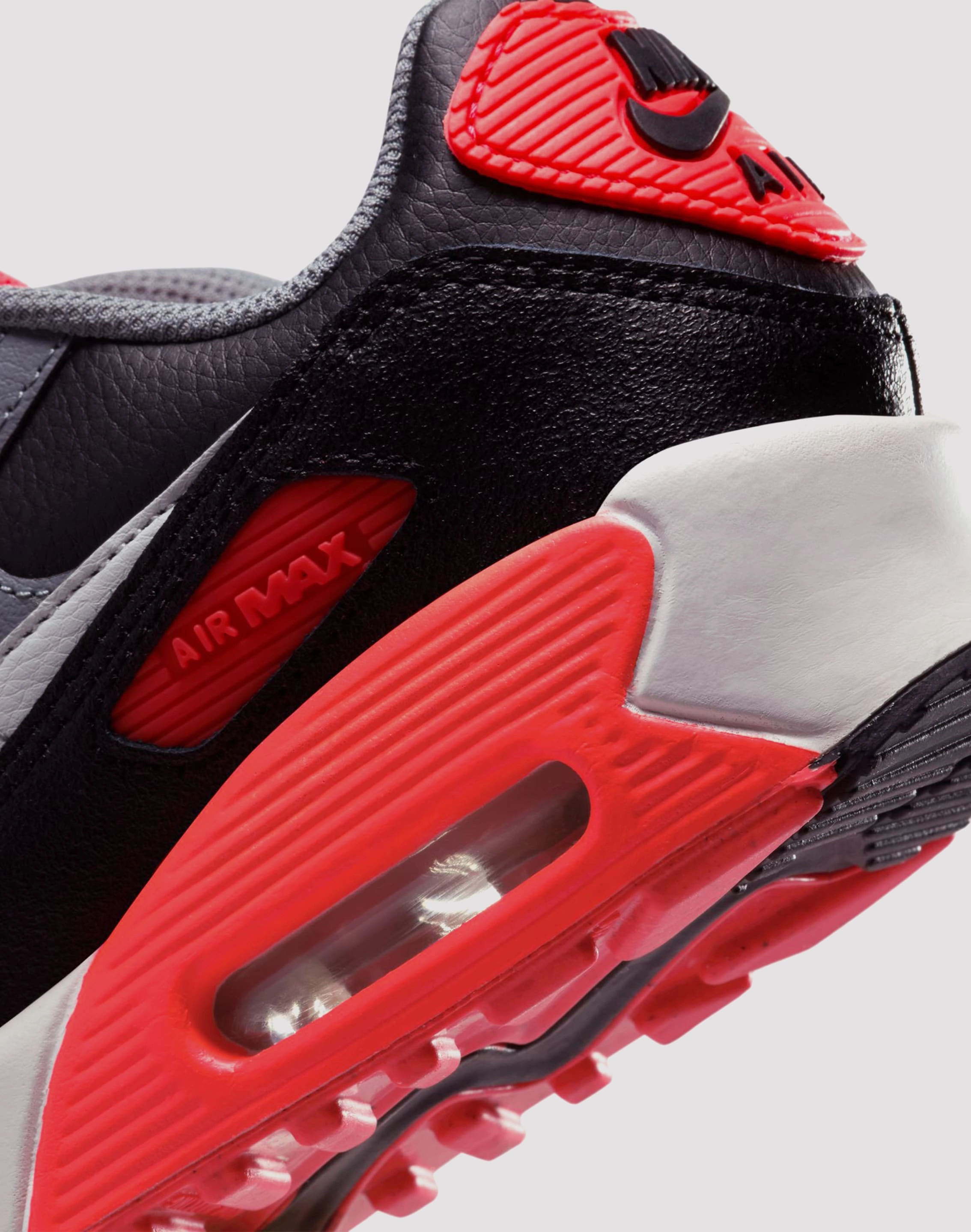 Stylish kids' shoes Floral kids' outfits Nike Air Max 90 Grade School Boys' "Black/Photon Dust/Cool Grey"