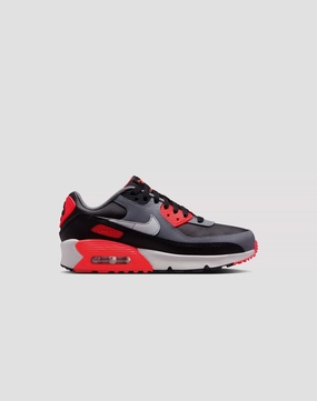 Nike Air Max 90 Grade School Boys' "Black/Photon Dust/Cool Grey" Impact Resistant Children's wear