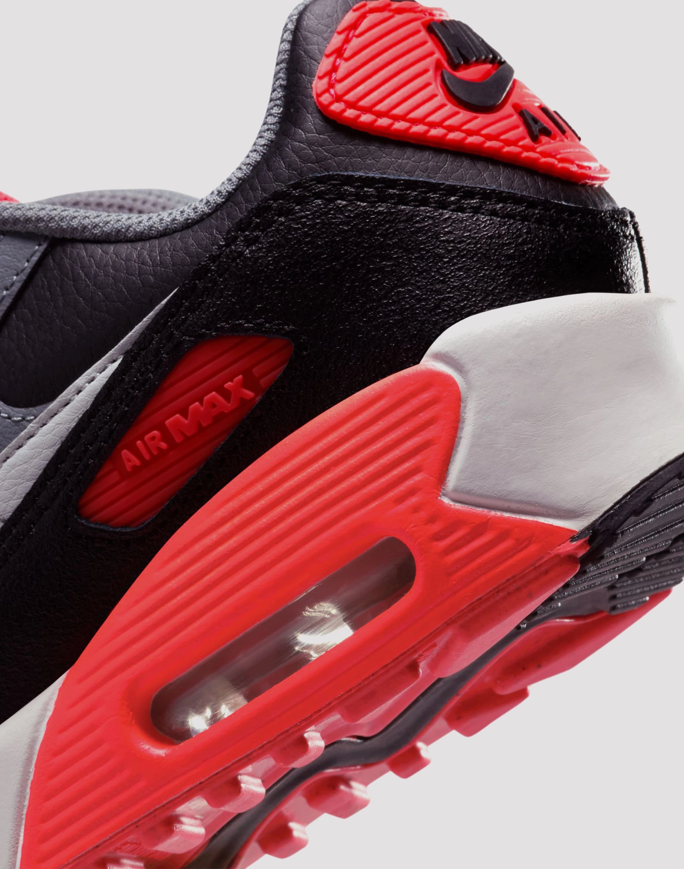 Nike Air Max 90 Grade School Boys' "Black/Photon Dust/Cool Grey" DoubleStitchedSeam