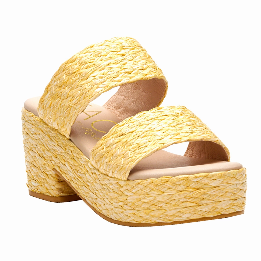 Eco Dye Process Comfort Flex Technology Ocean Ave Platform Block Heel Espadrille Sandals