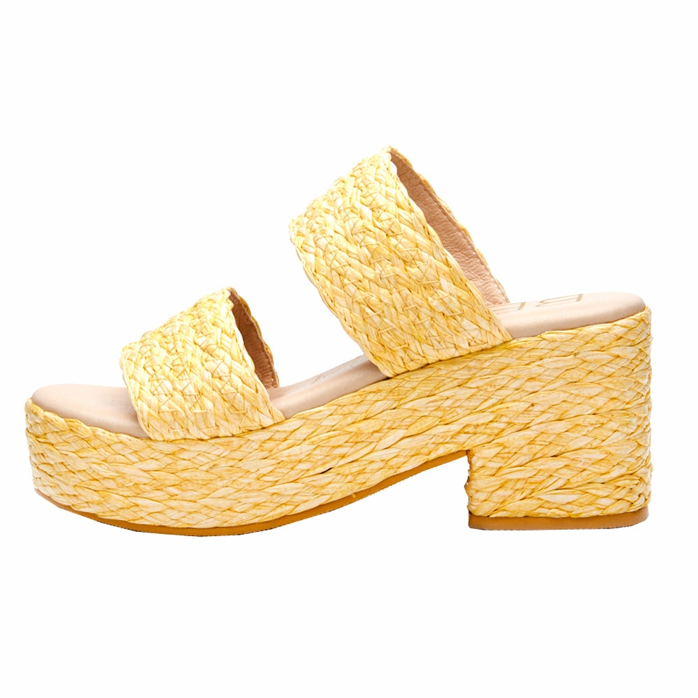 desert Shock Diffusing Midsole Ocean Ave Platform Block Heel Espadrille Sandals