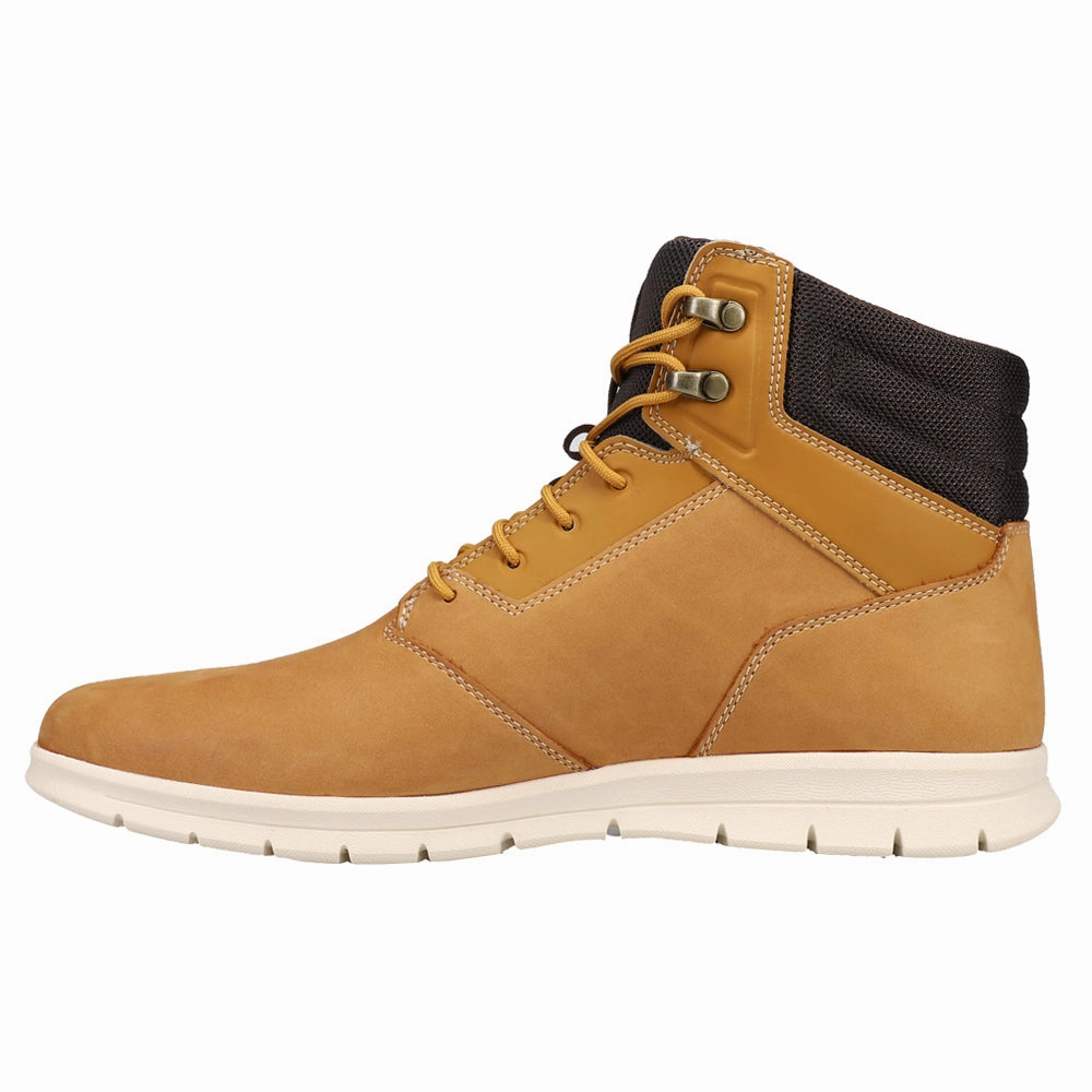 Rugged Sole Footwear Graydon Round Toe Lace Up Boots