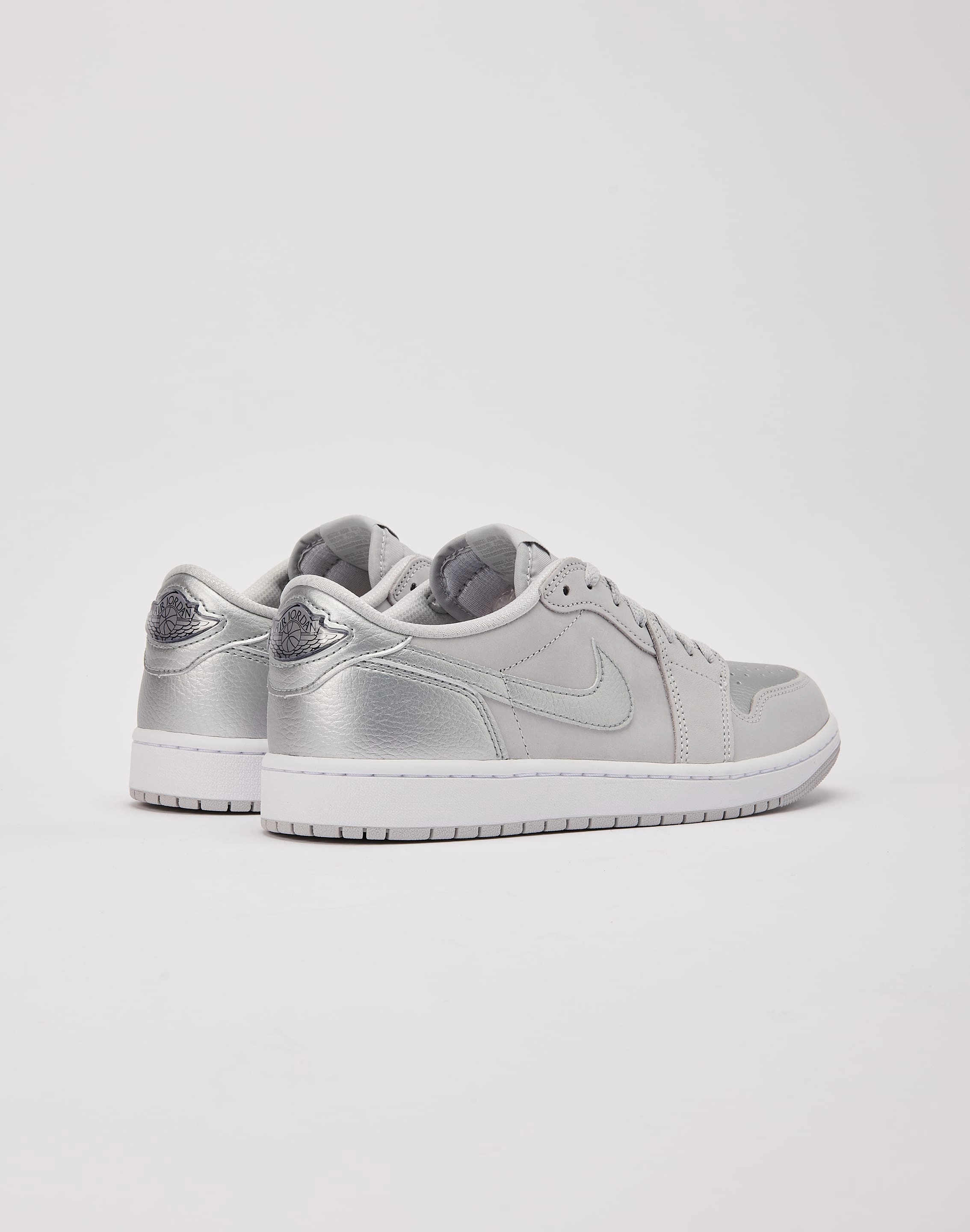Arch Alignment System Jordan Air Jordan 1 Retro Low OG 'Metallic Silver'