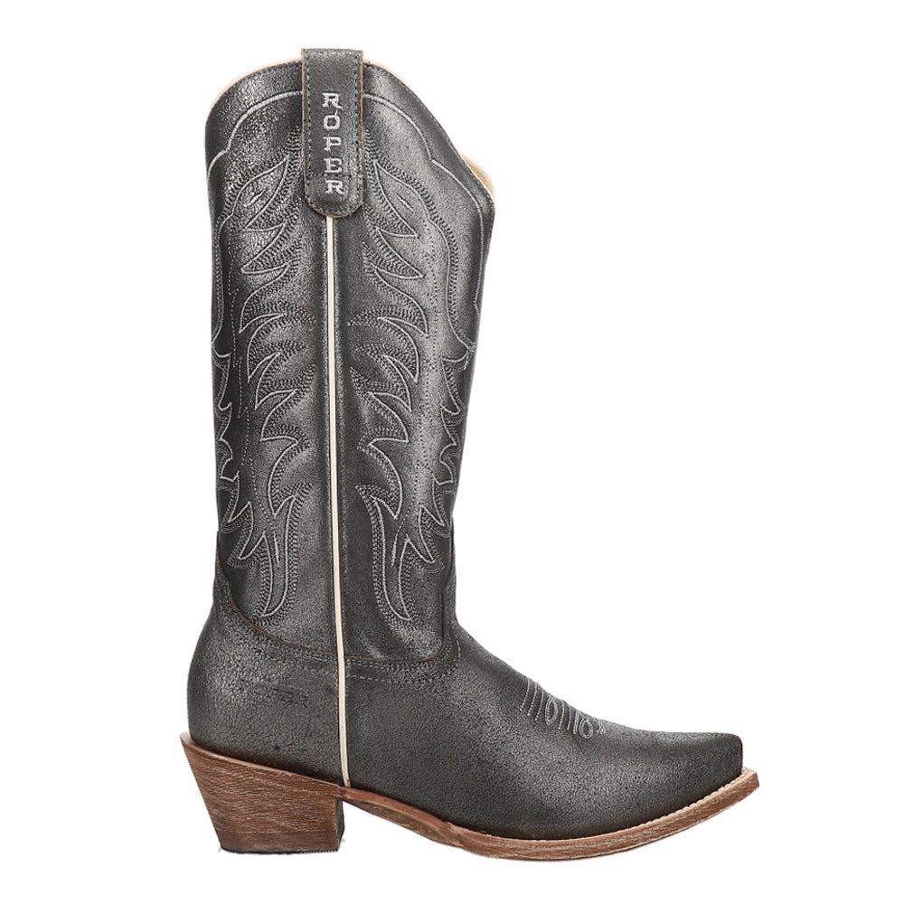 remarkable Layla Embroidered Snip Toe Cowboy Boots