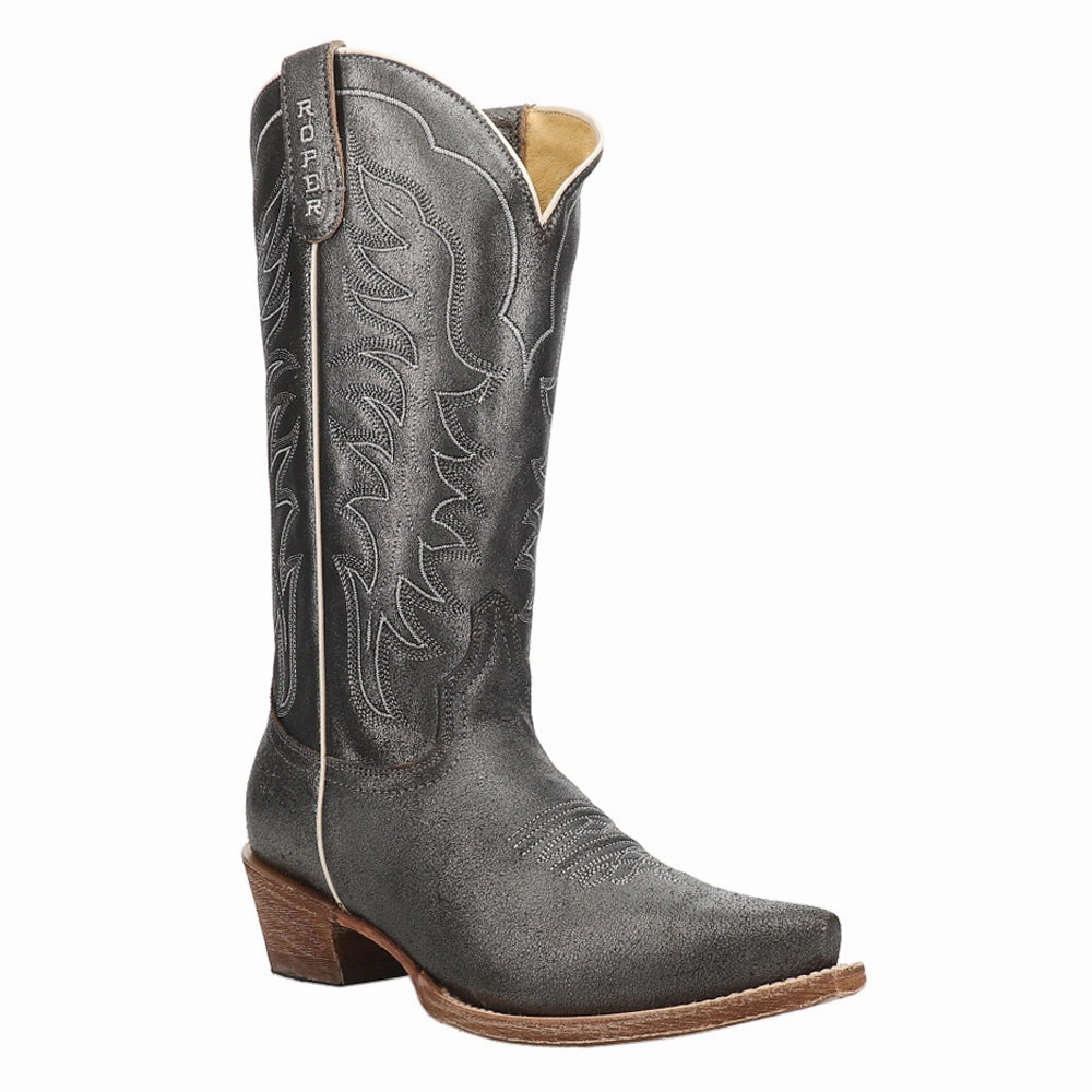 Slim wear basketball shoes Layla Embroidered Snip Toe Cowboy Boots