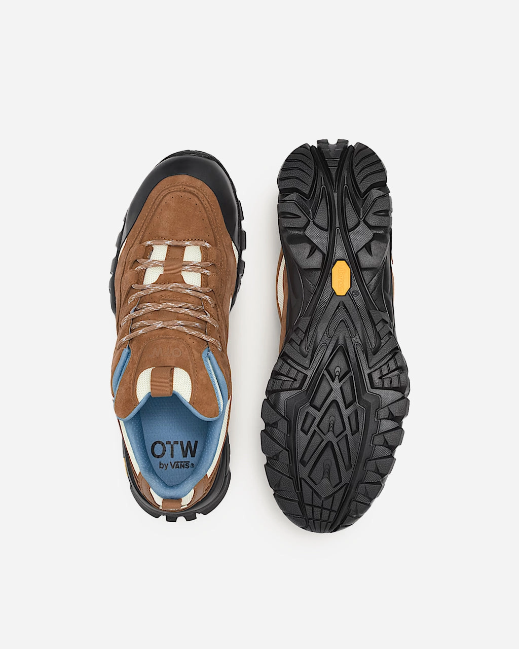 OTW Speed Trail Vibram 'Adobe/Sylvan Green' cut Grippy Tread Pattern