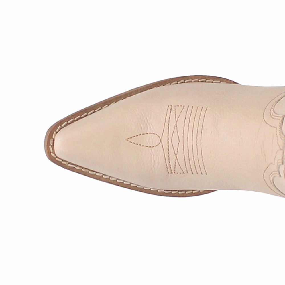 Flexible Groove Design Out West Embroidered Snip Toe Cowboy Boots