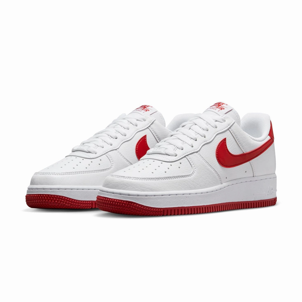 Sleek cushioning Wmns Air Force 1 ??07 Next Nature 'White Red'