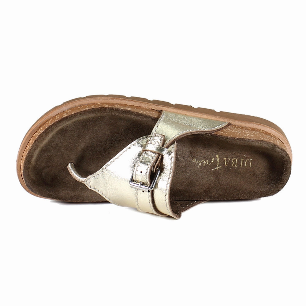 Aerobic cool kids' designs Beat Drop Metallic T-Strap Sandals