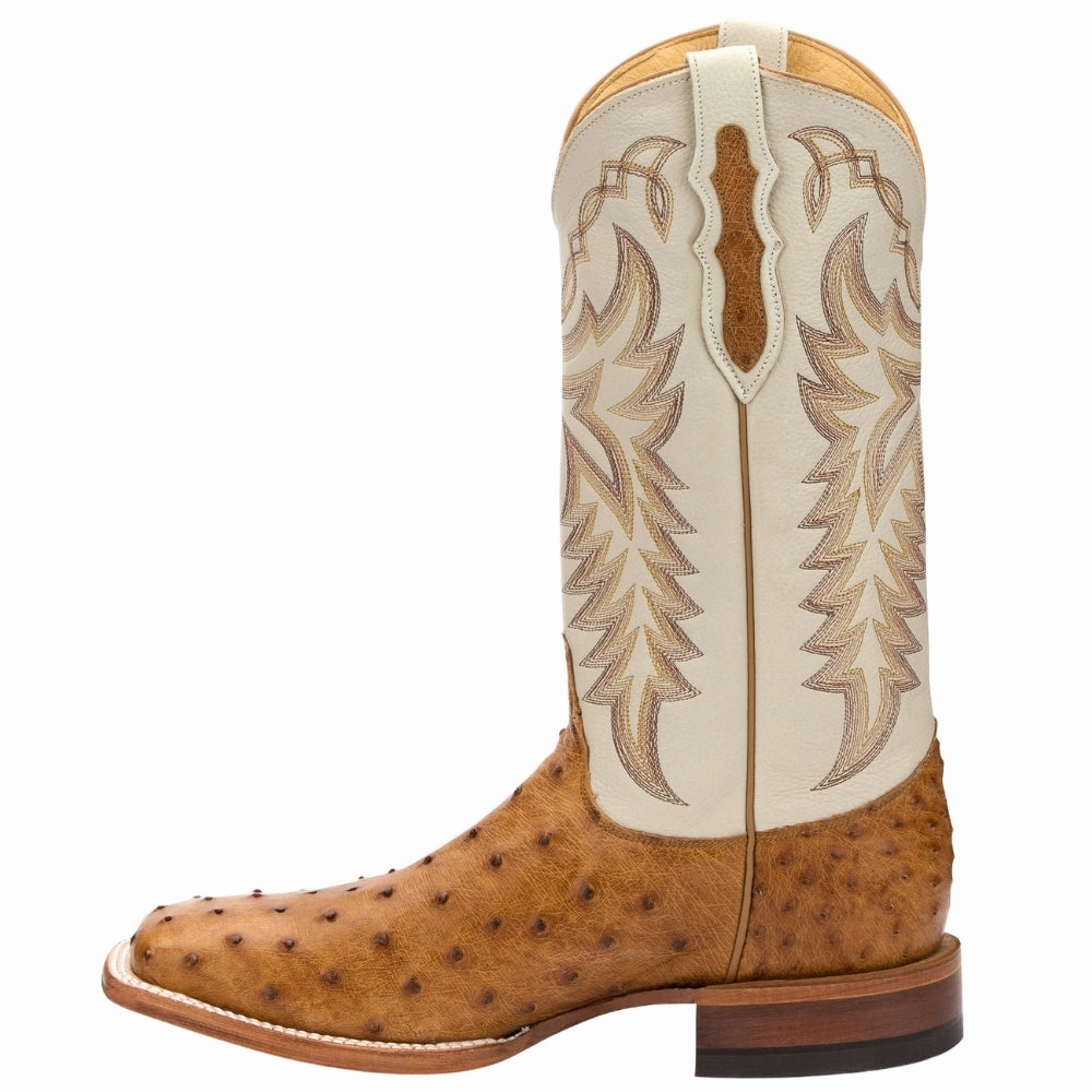 Climber Eco Material Hiking Trails Pascoe 13 Inch Full Quill Ostrich Square Toe Cowboy Boots