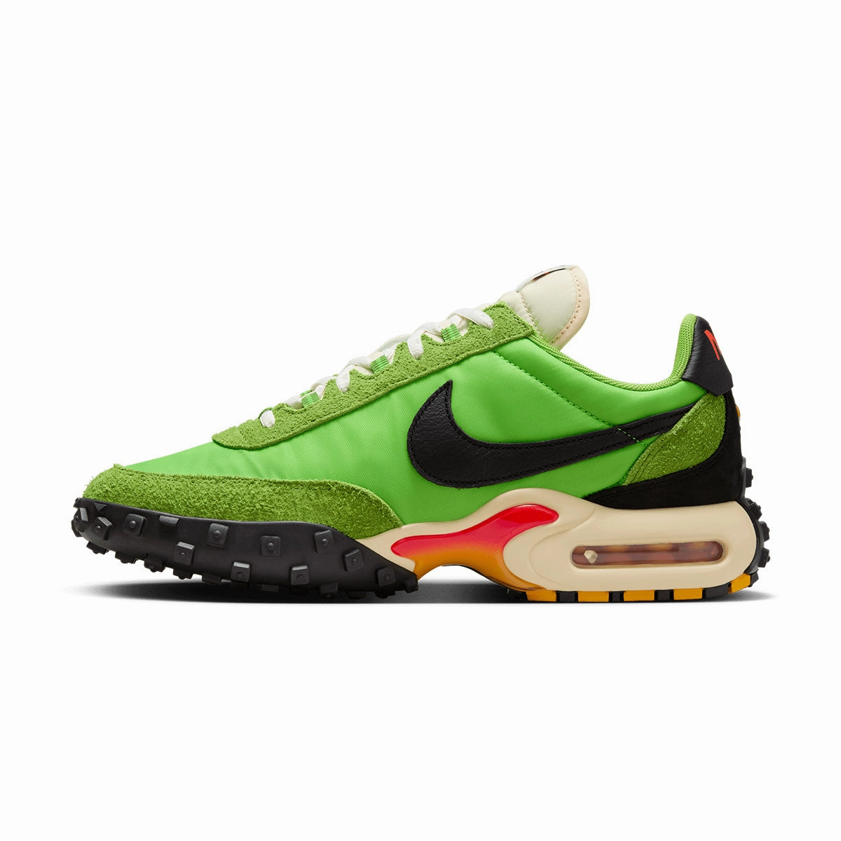 Wide Heel Base All Day Comfort Padding Air Max Waffle SP 'Action Green'