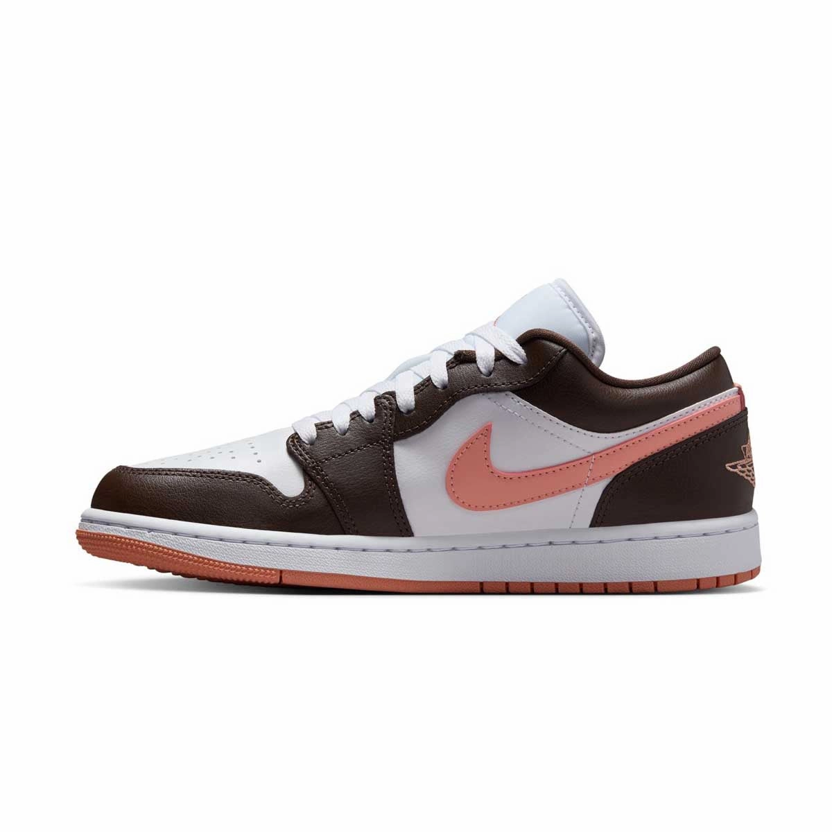 Wmns Air Jordan 1 Low 'White Baroque Brown Waterproof Membrane Layer Motion Control System