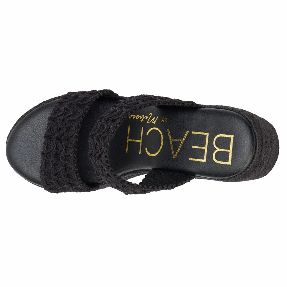 baseball players' mobility Ocean Ave Platform Block Heel Espadrille Sandals