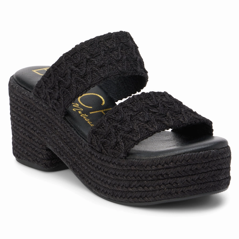 Ocean Ave Platform Block Heel Espadrille Sandals sneaker