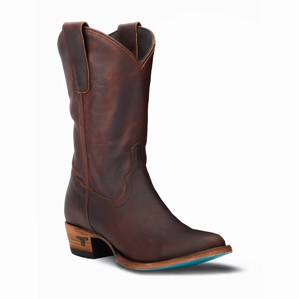 Thermal Regulating Lining Tailored lining Plain Jane Round Toe Midi Cowboy Boot