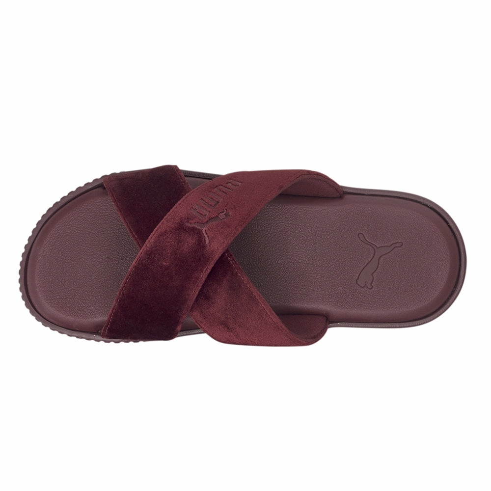 Platform Velvet Slides Sandals brand - recognition - level