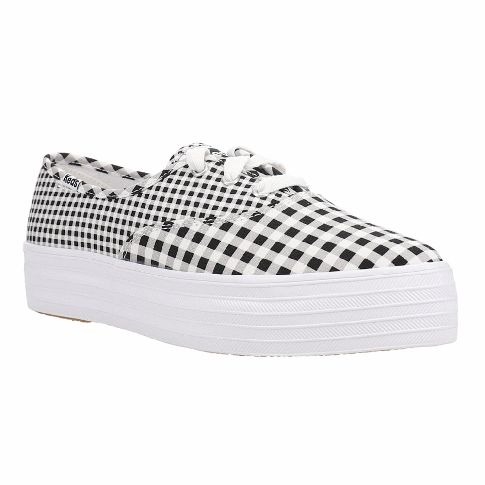 running - specific features Iconic Style Point Canvas Gingham Lace Up Sneakers