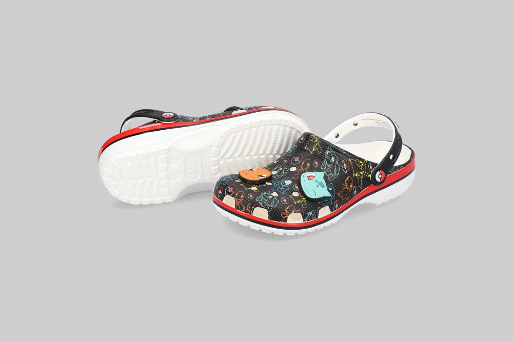 Relax Foot Quick Travel Pokemon x Crocs Print Classic Clog 'Black'