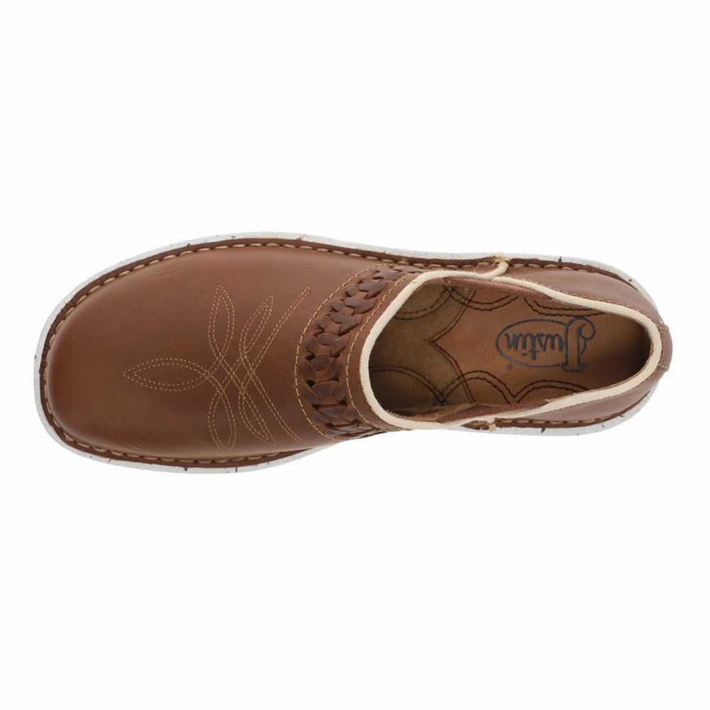 Poly Embroidered Slip On Shoes Strong Laces Outdoor Chore