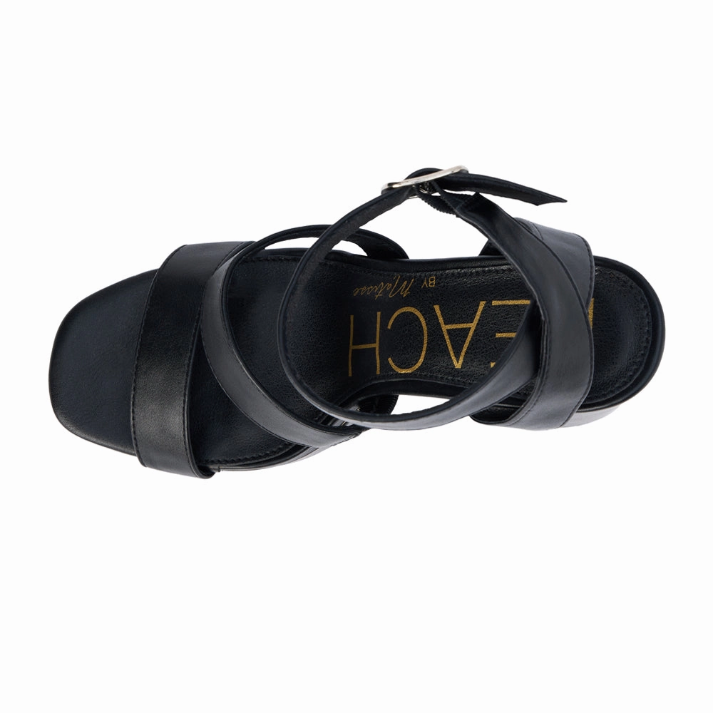 Ballet Flats Savage Ankle Strap Block Heel Platform Sandals