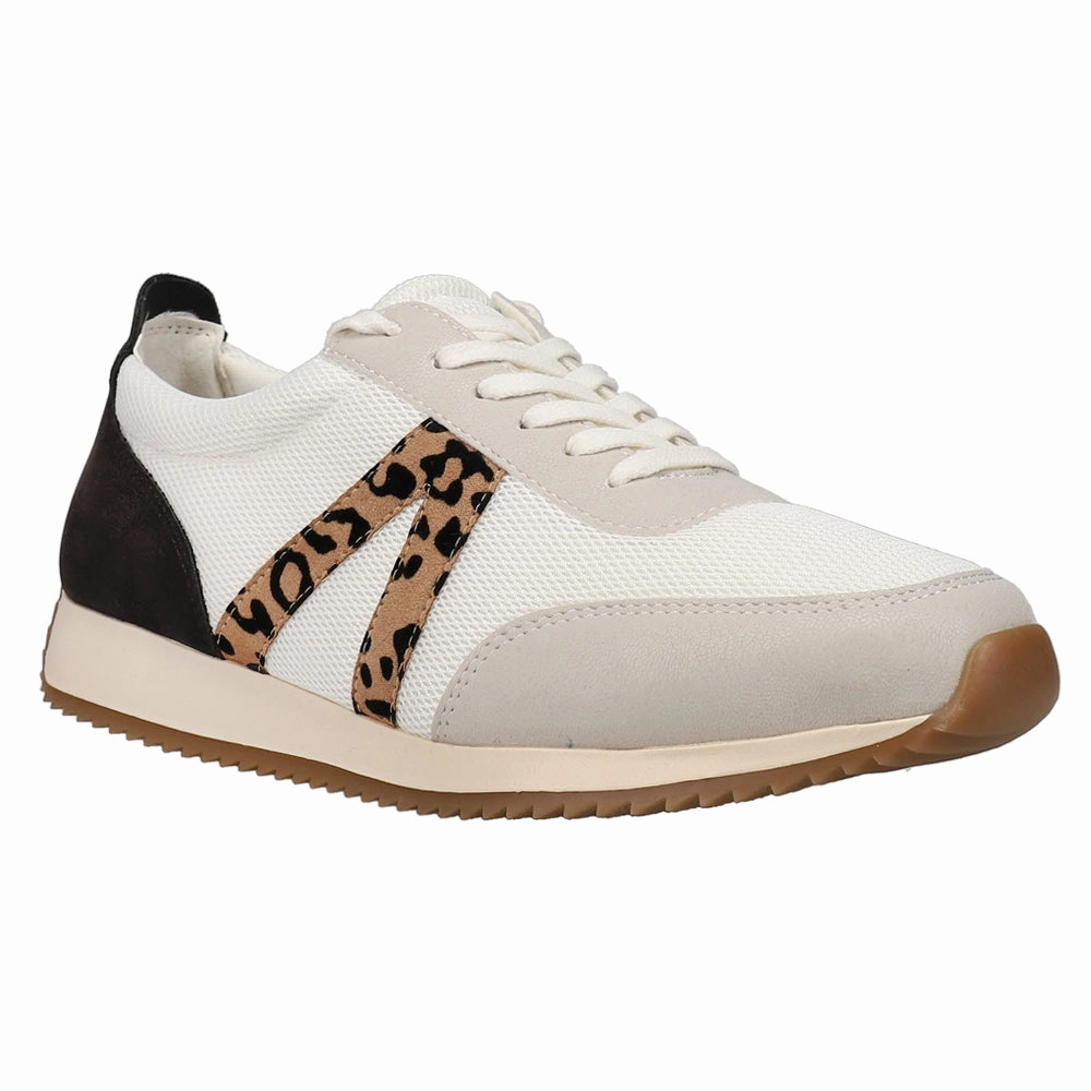 Contemporary ease Breathable flair Kable Leopard Print Lace Up Sneakers