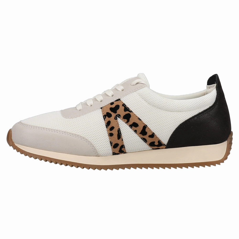 Boosted fit Tensile Weave Upper Kable Leopard Print Lace Up Sneakers