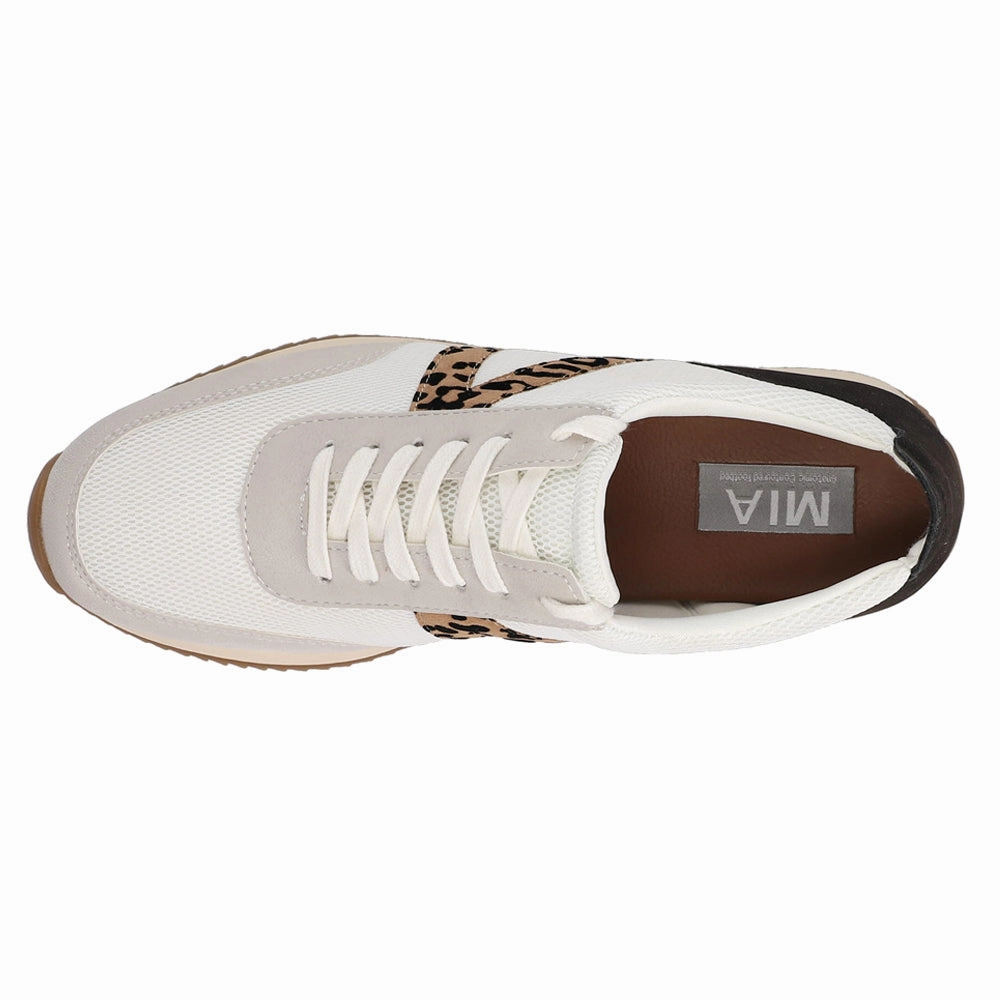 Music Festival Non Toxic Components Kable Leopard Print Lace Up Sneakers